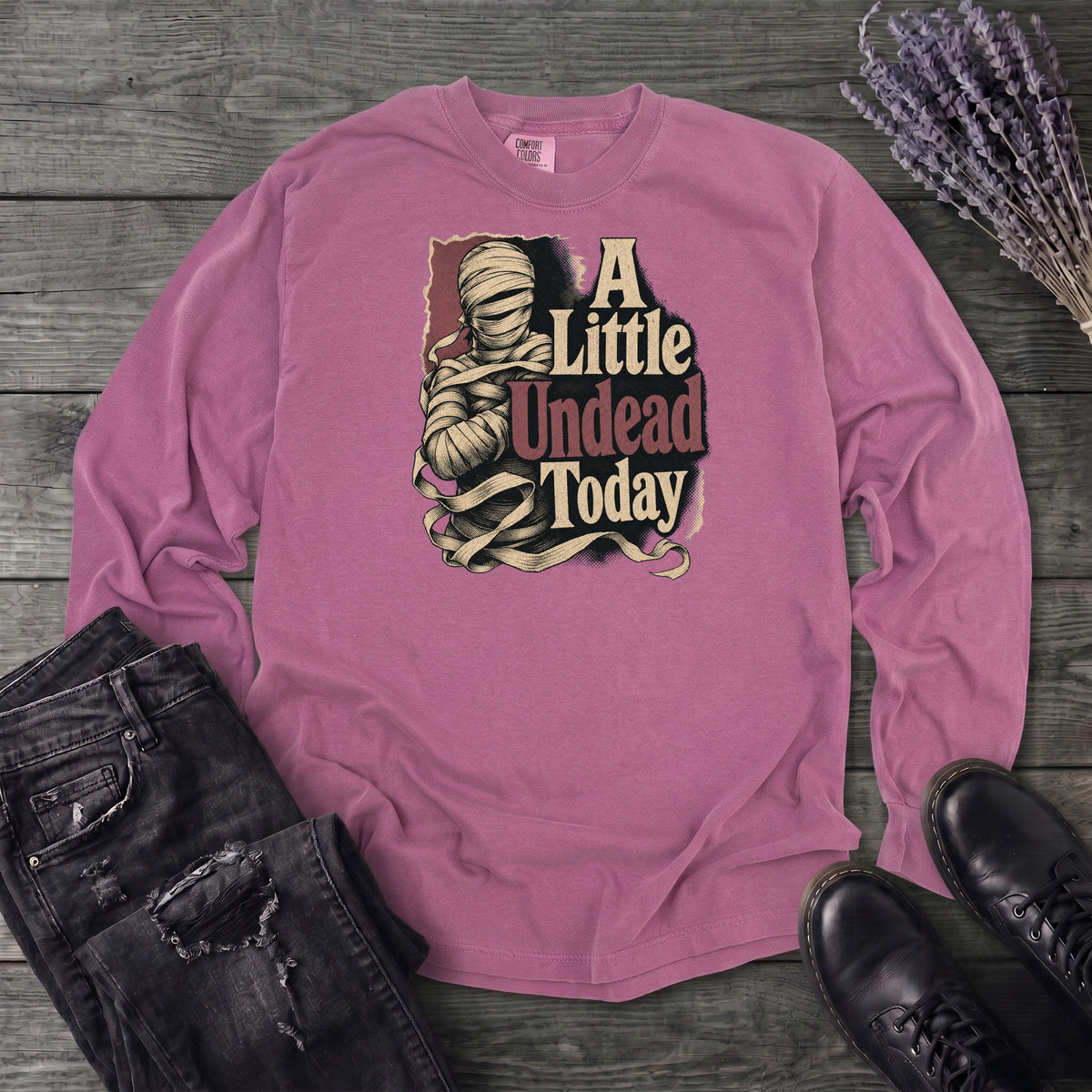 A Little Undead Today Long Sleeve T-Shirt