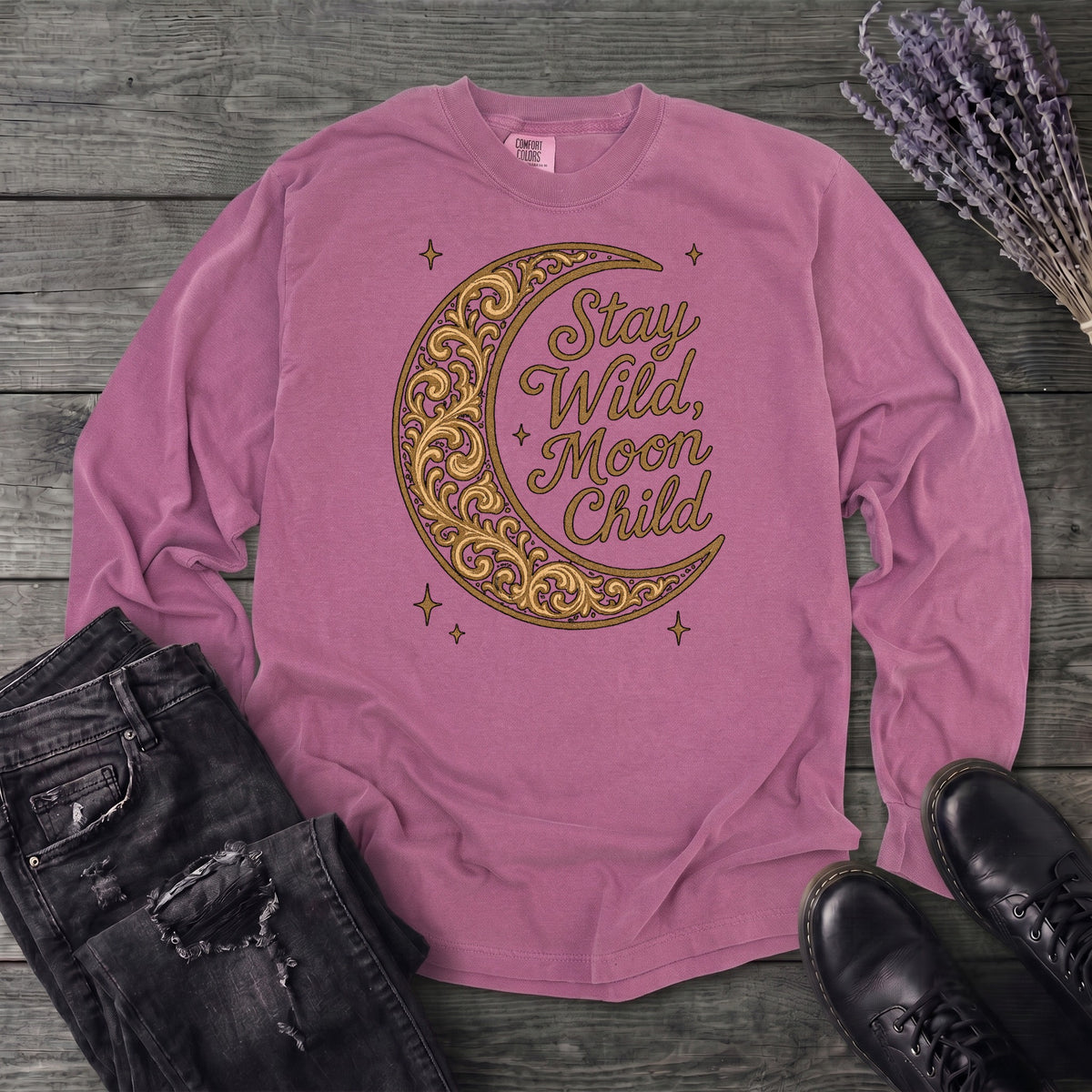 Stay Wild Moon Child Long Sleeve T-Shirt
