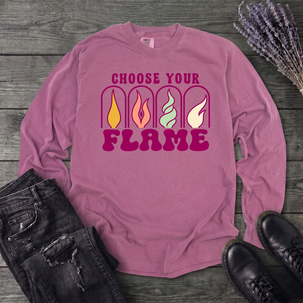Choose Your Flame Long Sleeve T-Shirt