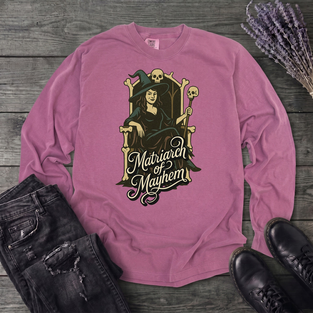 Matriarch of Mayhem Long Sleeve T-Shirt