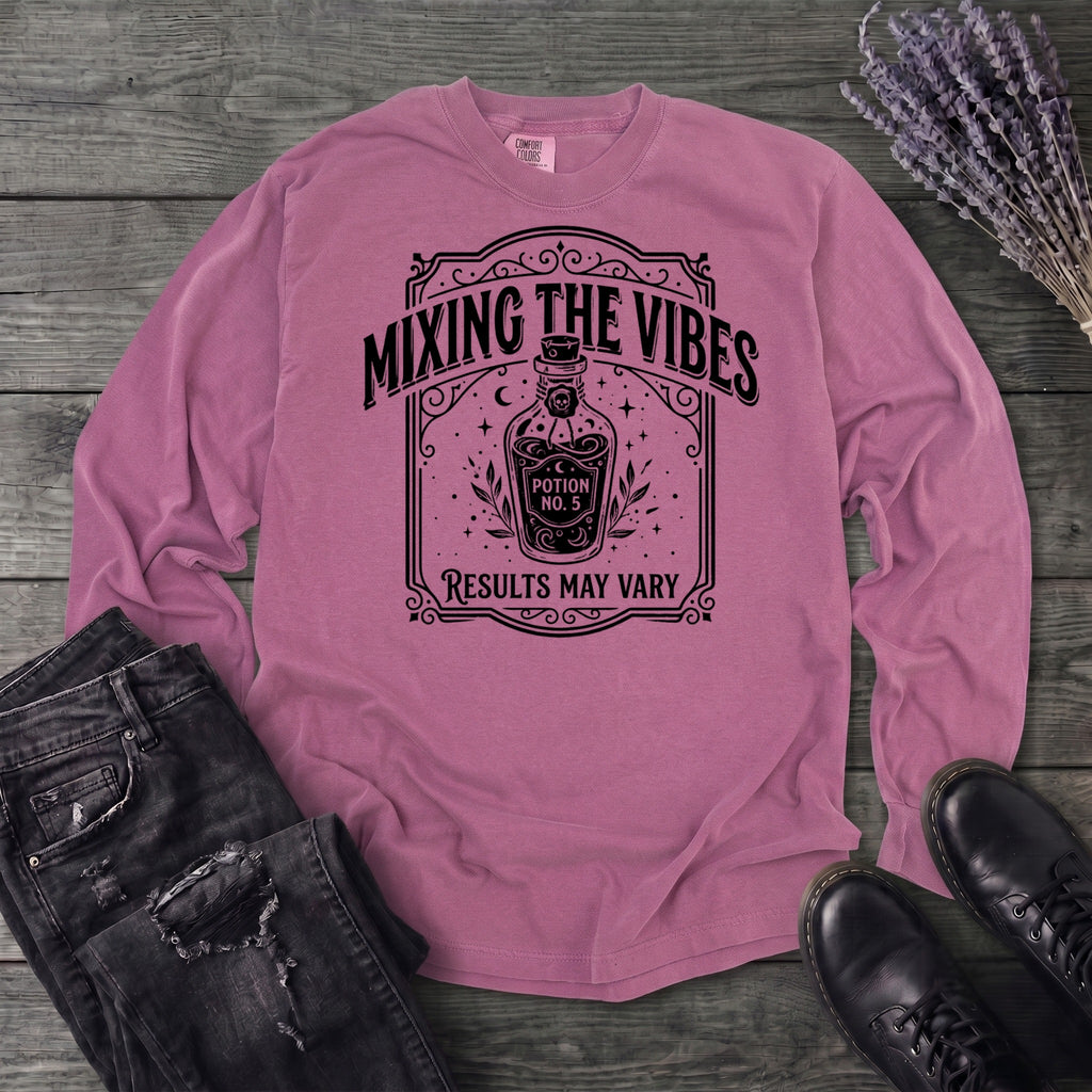 Mixing The Vibes Long Sleeve T-Shirt