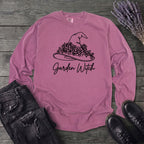 garden witch floral hat Long Sleeve T-Shirt