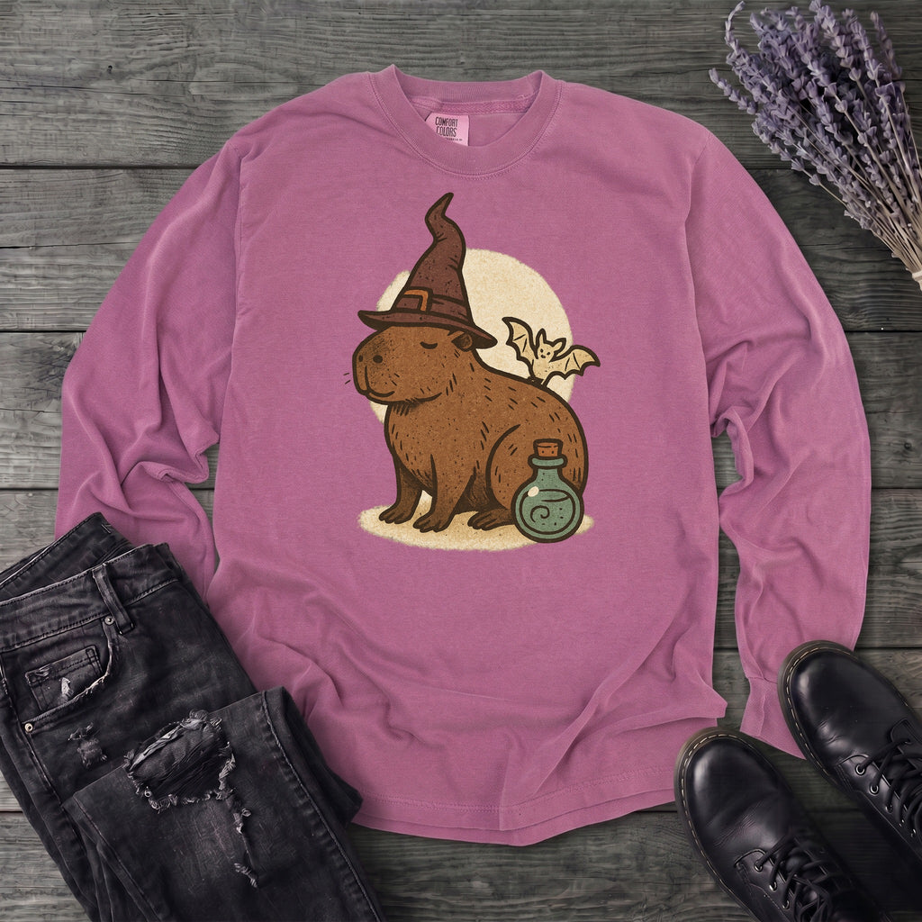 capybarra witch Long Sleeve T-Shirt