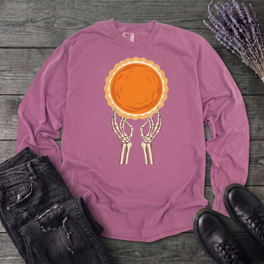 Skeleton Pie Long Sleeve T-Shirt