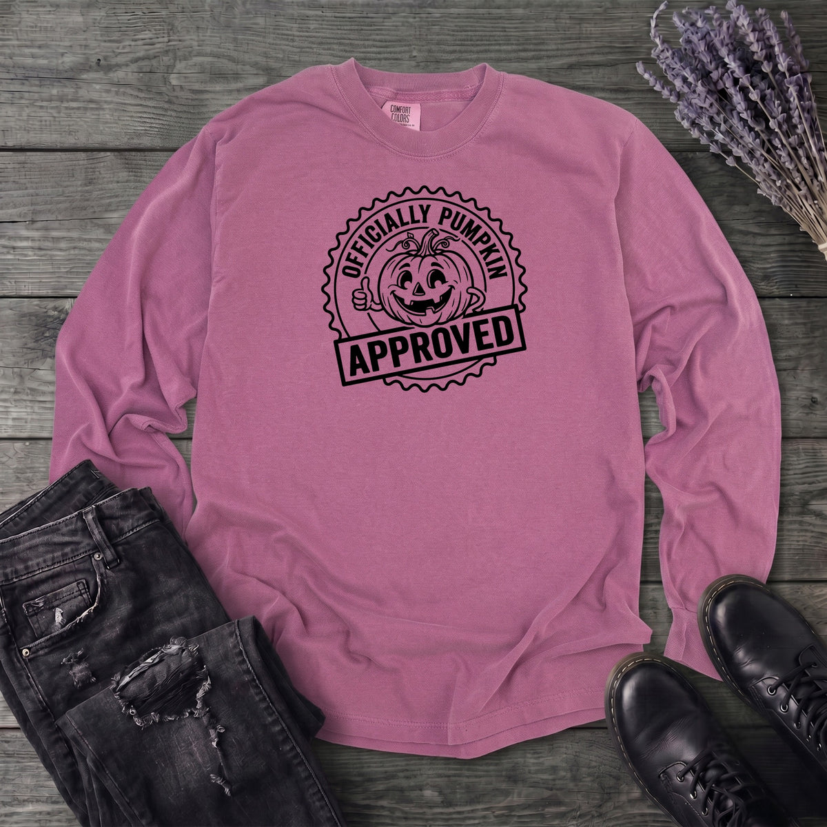 Pumpkin Approved Long Sleeve T-Shirt