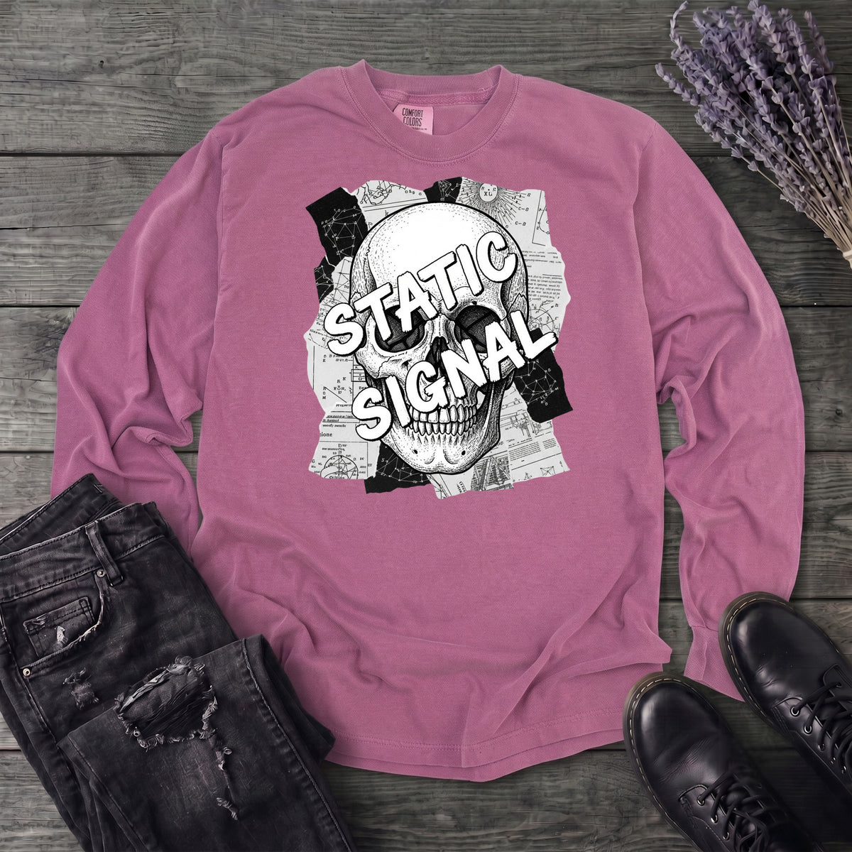 Static Signal Long Sleeve T-Shirt