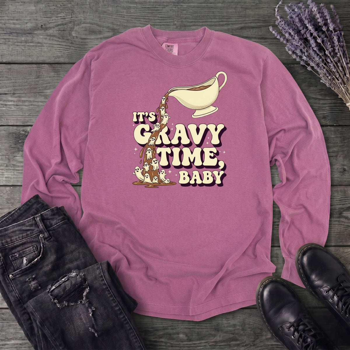 Its Gravy Time Baby Long Sleeve T-Shirt