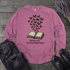 Stories End But Hautings Linger Long Sleeve T-Shirt