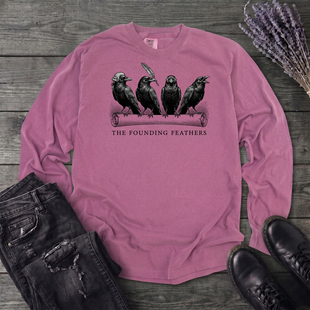 The Founding Feathers Long Sleeve T-Shirt