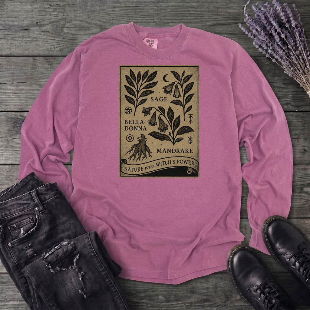 Nature Is The Witchs Power Long Sleeve T-Shirt