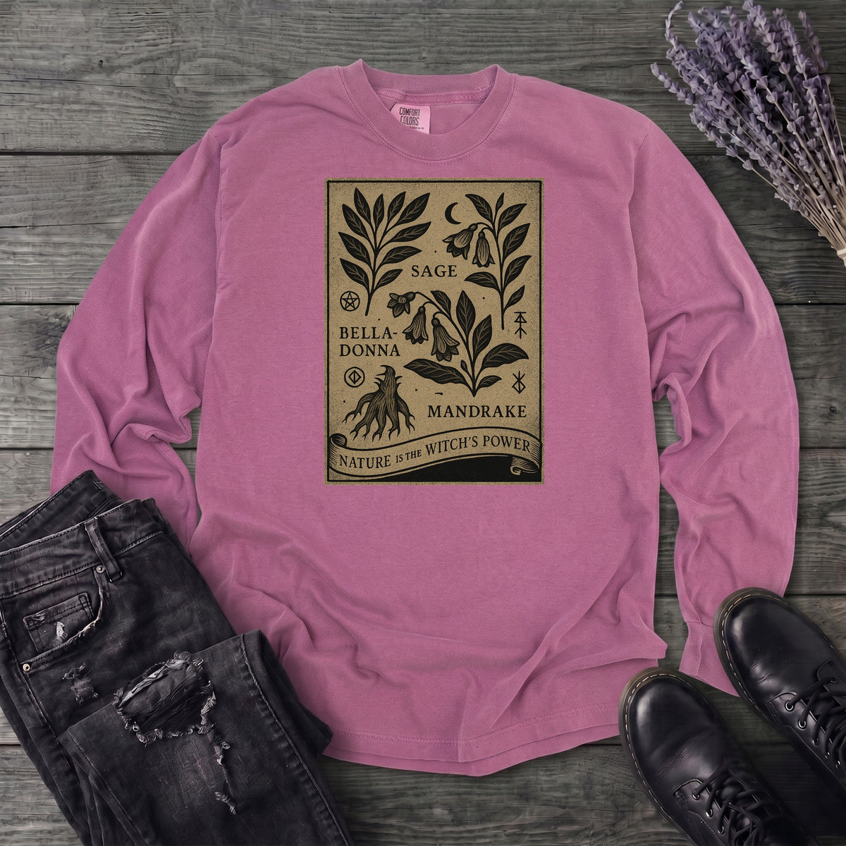 Nature Is The Witchs Power Long Sleeve T-Shirt