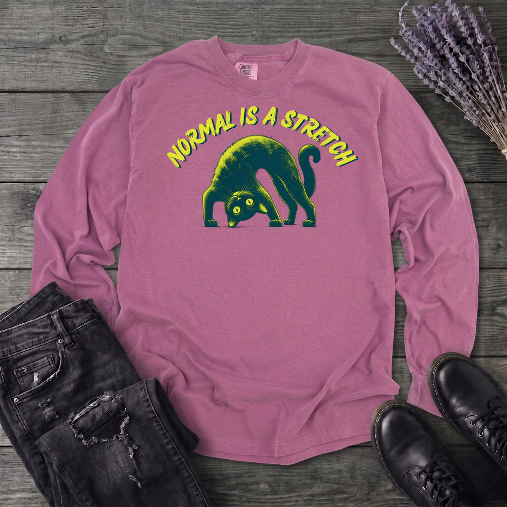 Normal Is A Stretch Long Sleeve T-Shirt