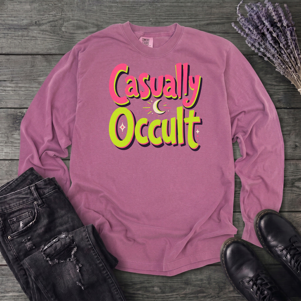 Bright Casually Occult Long Sleeve T-Shirt