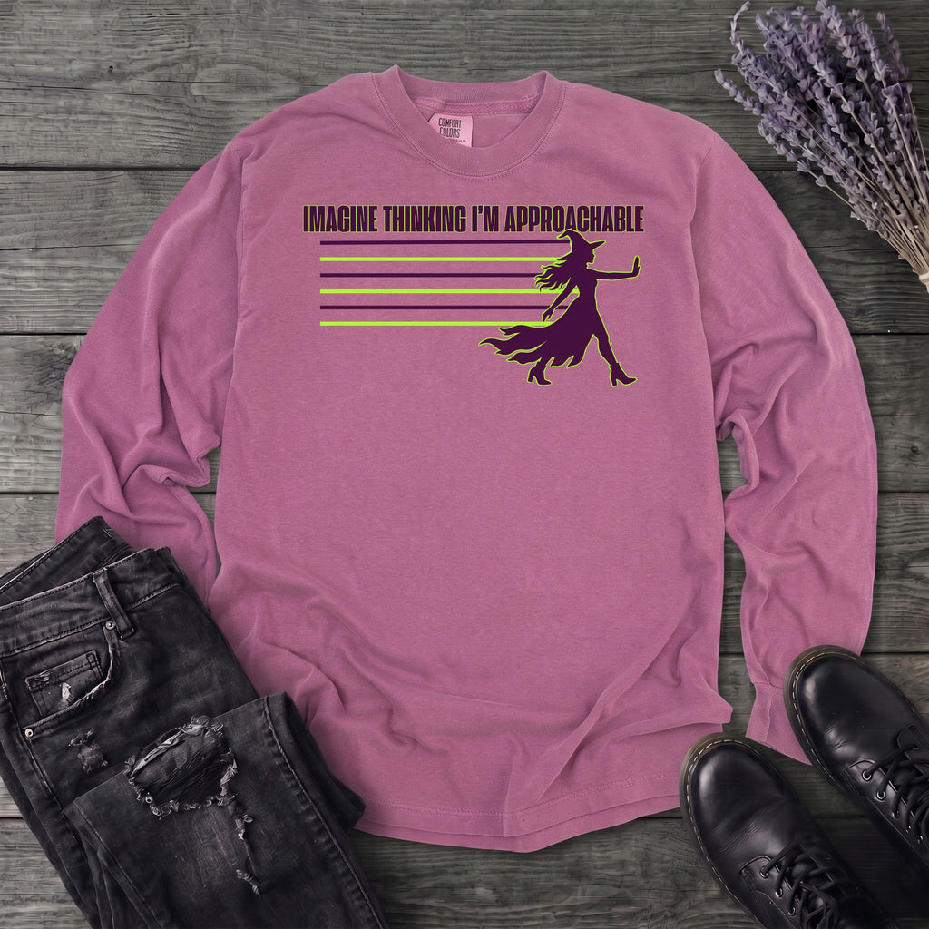 Imagine Thinking I'm Approachable Long Sleeve T-Shirt