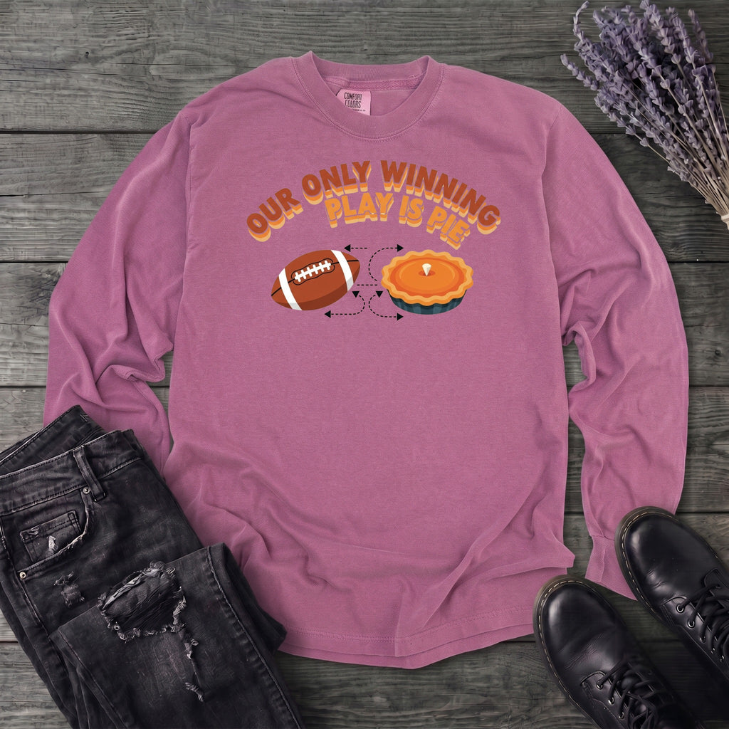 Winning Play Pie Long Sleeve T-Shirt