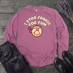 Stab Fabric Long Sleeve T-Shirt
