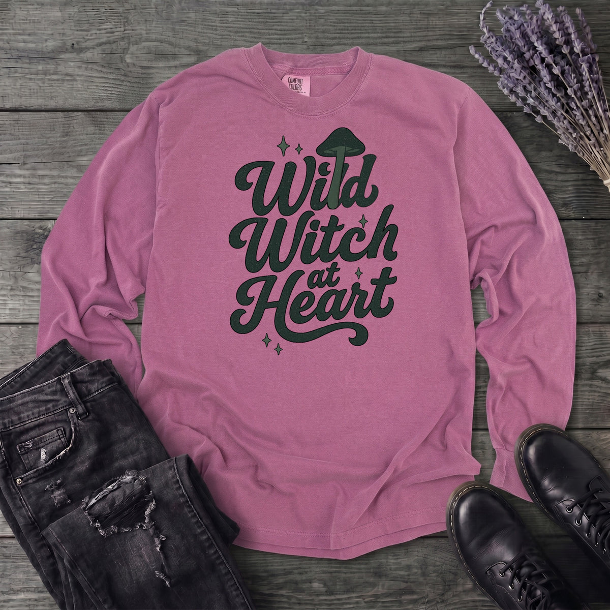 Wild Witch At Heart Long Sleeve T-Shirt