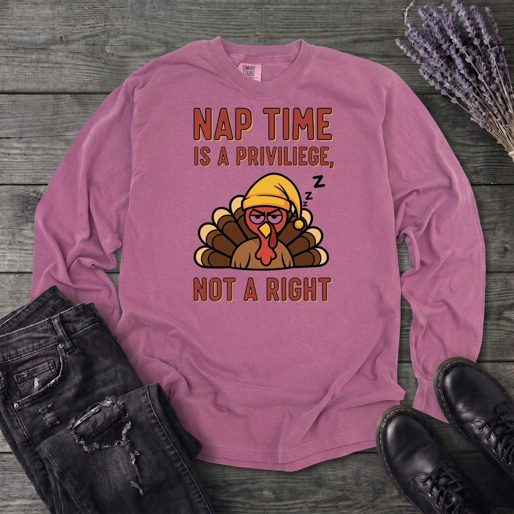 Nap Time Long Sleeve T-Shirt