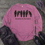 Murder In Progress Six Crows Long Sleeve T-Shirt