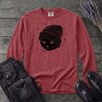 black_cat_beanie Long Sleeve T-Shirt