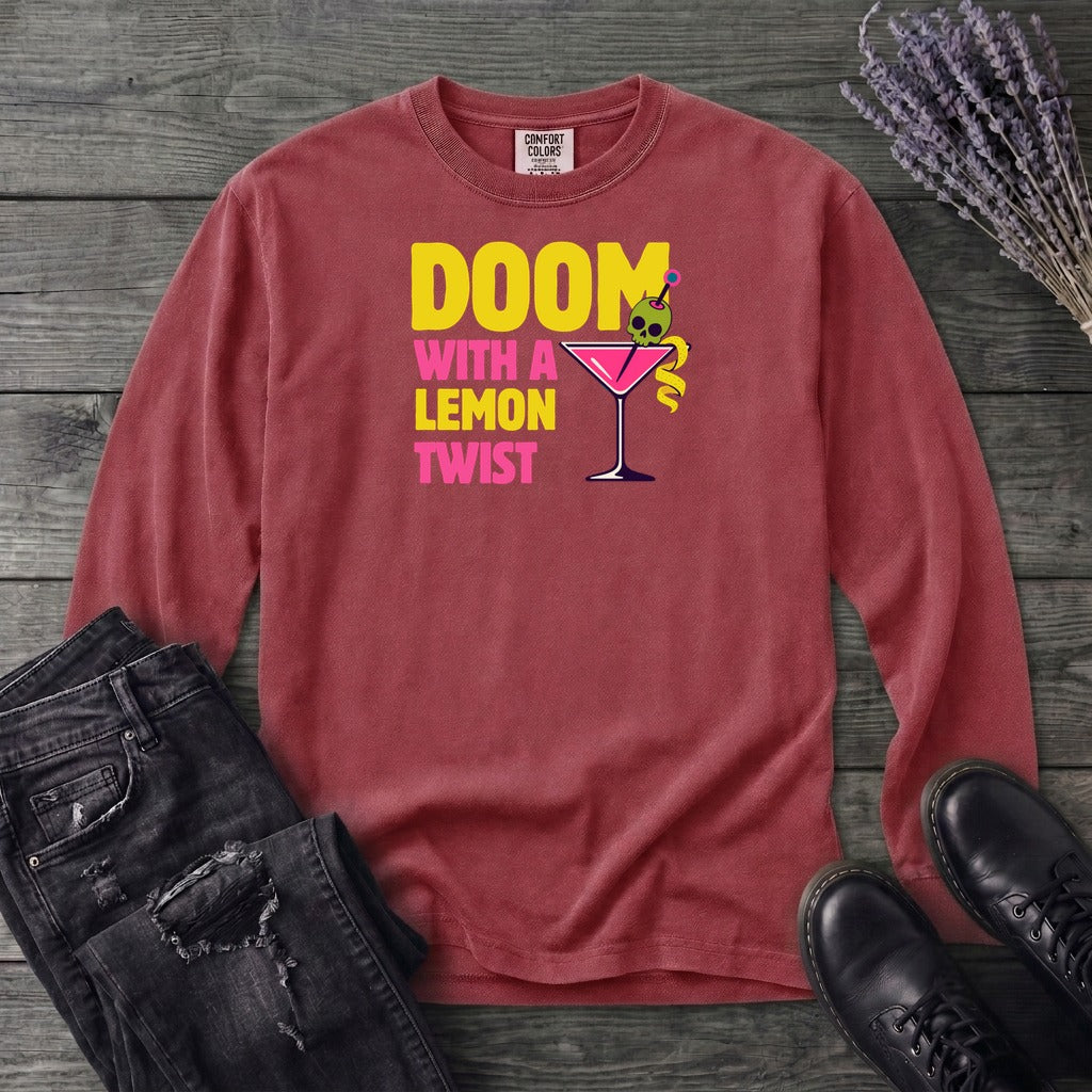 Doom With A Lemon Twist Long Sleeve T-Shirt