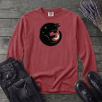 Cat and Moon Long Sleeve T-Shirt