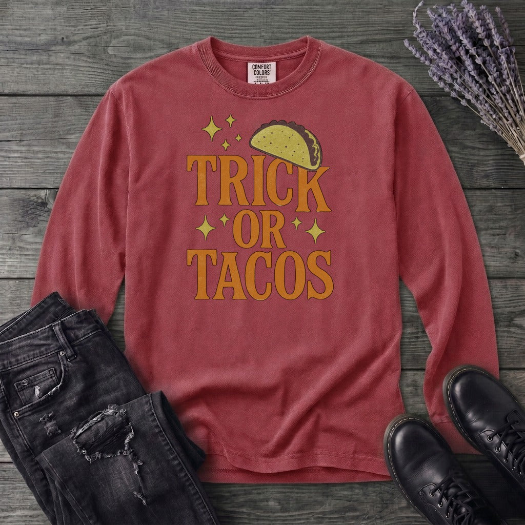 Trick Or Tacos Long Sleeve T-Shirt