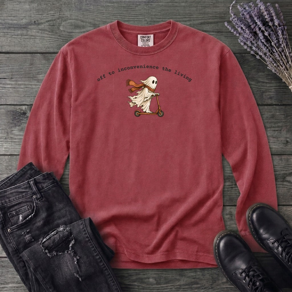 Off To Inconvenience The Living Long Sleeve T-Shirt