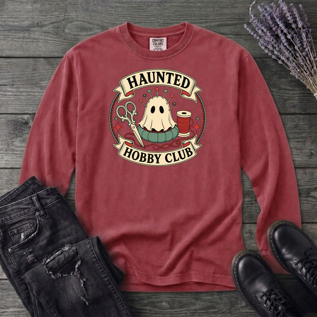 Haunted Hobby Club Long Sleeve T-Shirt