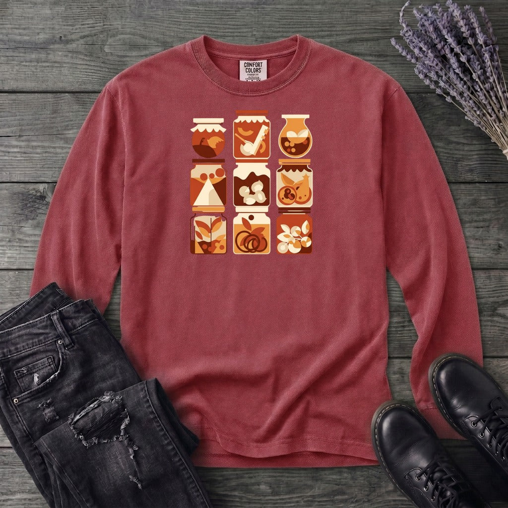 Jar Grid Long Sleeve T-Shirt
