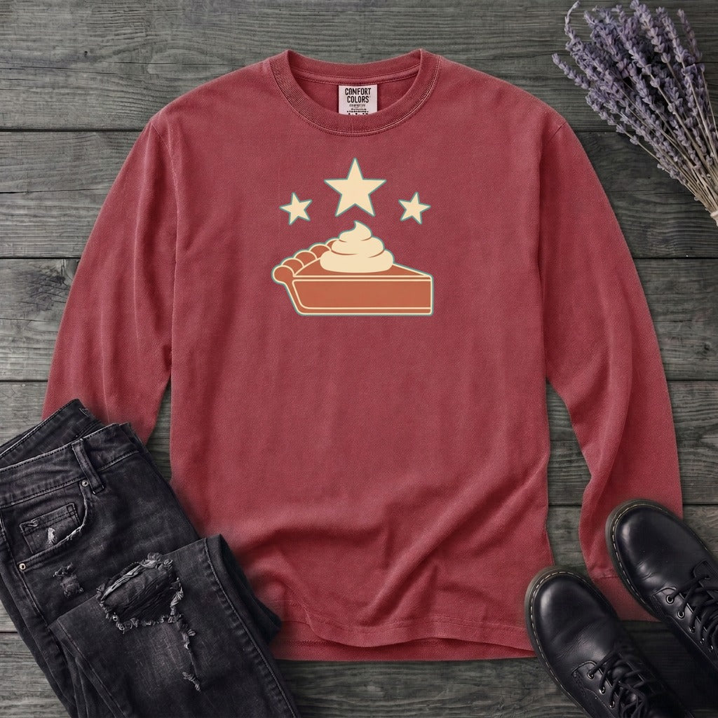 Pie And Stars Long Sleeve T-Shirt