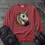 grunge zombie unicorn Long Sleeve T-Shirt