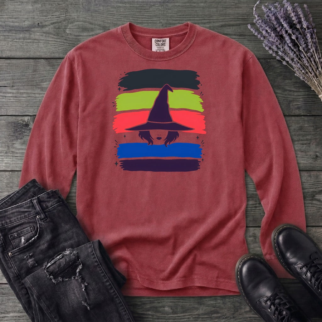 Witch Stripes Long Sleeve T-Shirt