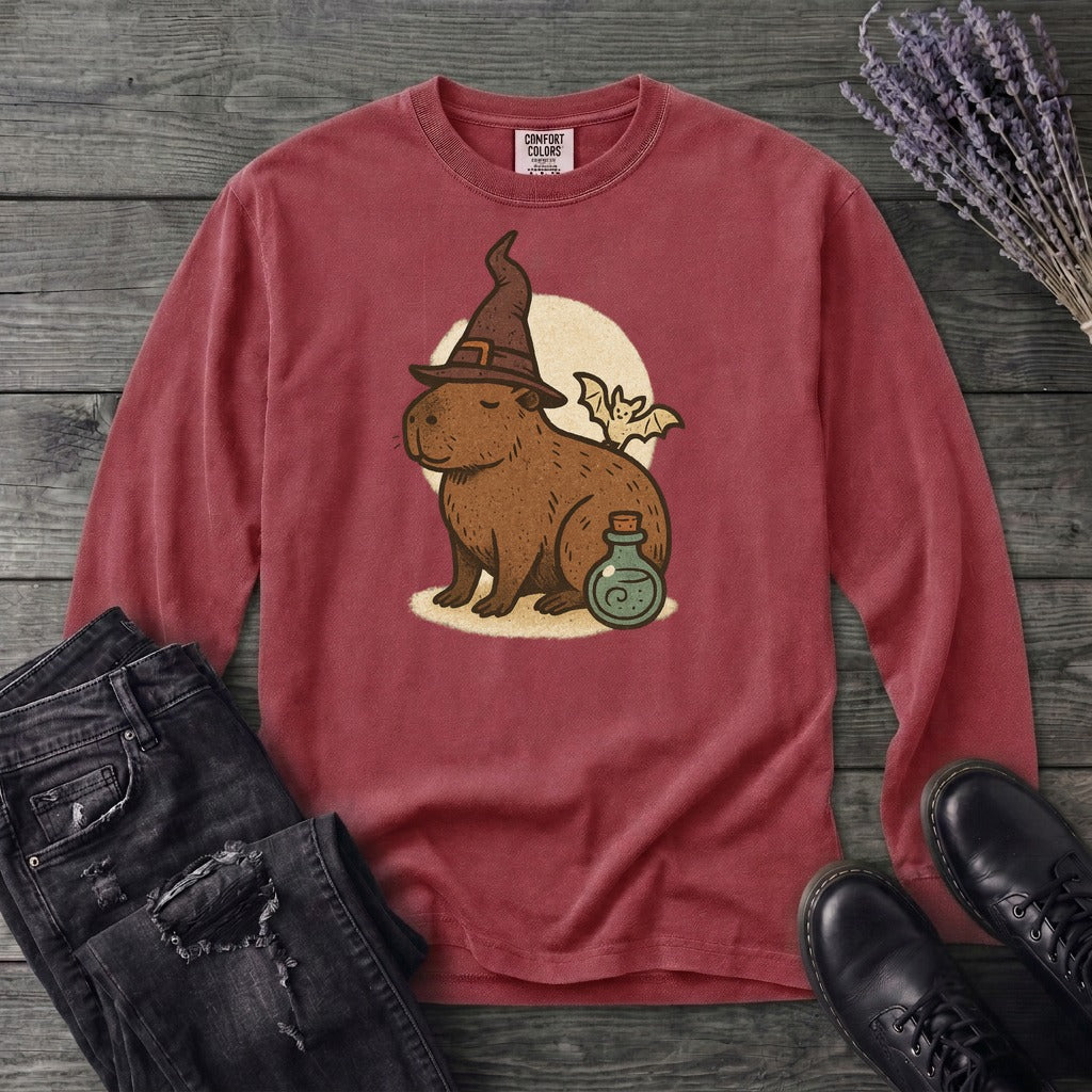 capybarra witch Long Sleeve T-Shirt
