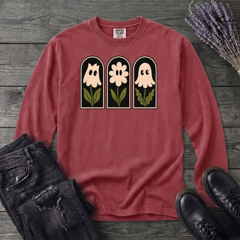 Ghosts In Bloom Long Sleeve T-Shirt