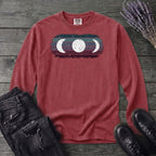 Grunge Moon Phase Trio Long Sleeve T-Shirt