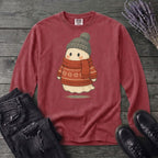 Christmas Sweater Ghost Long Sleeve T-Shirt