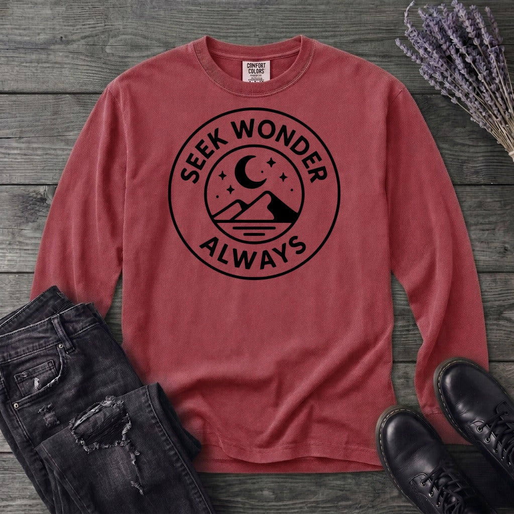Seek Wonder Always Long Sleeve T-Shirt