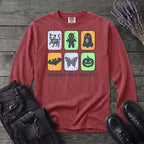Spooky But Sweet Grid Long Sleeve T-Shirt