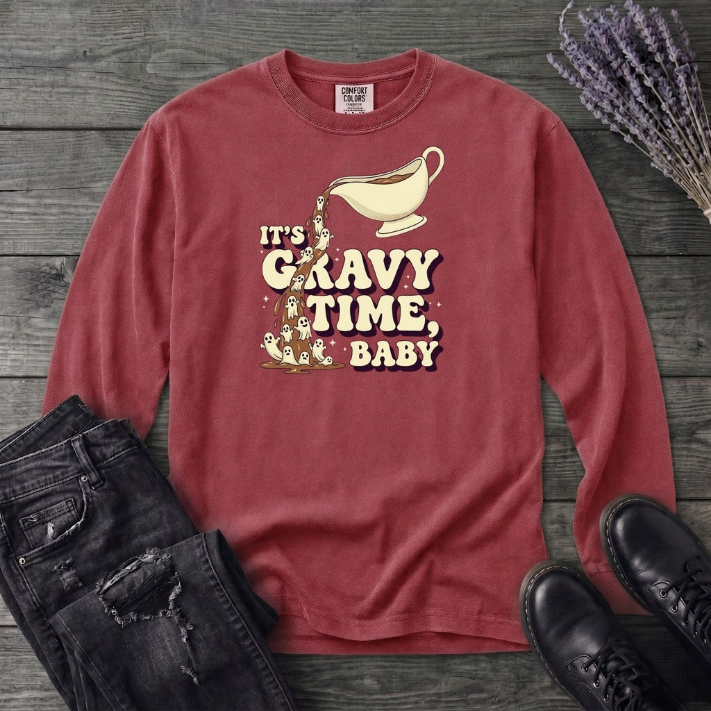 Its Gravy Time Baby Long Sleeve T-Shirt