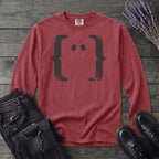 Negative Space Ghost Long Sleeve T-Shirt