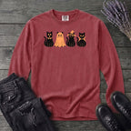 Black Cat Costume Party Long Sleeve T-Shirt
