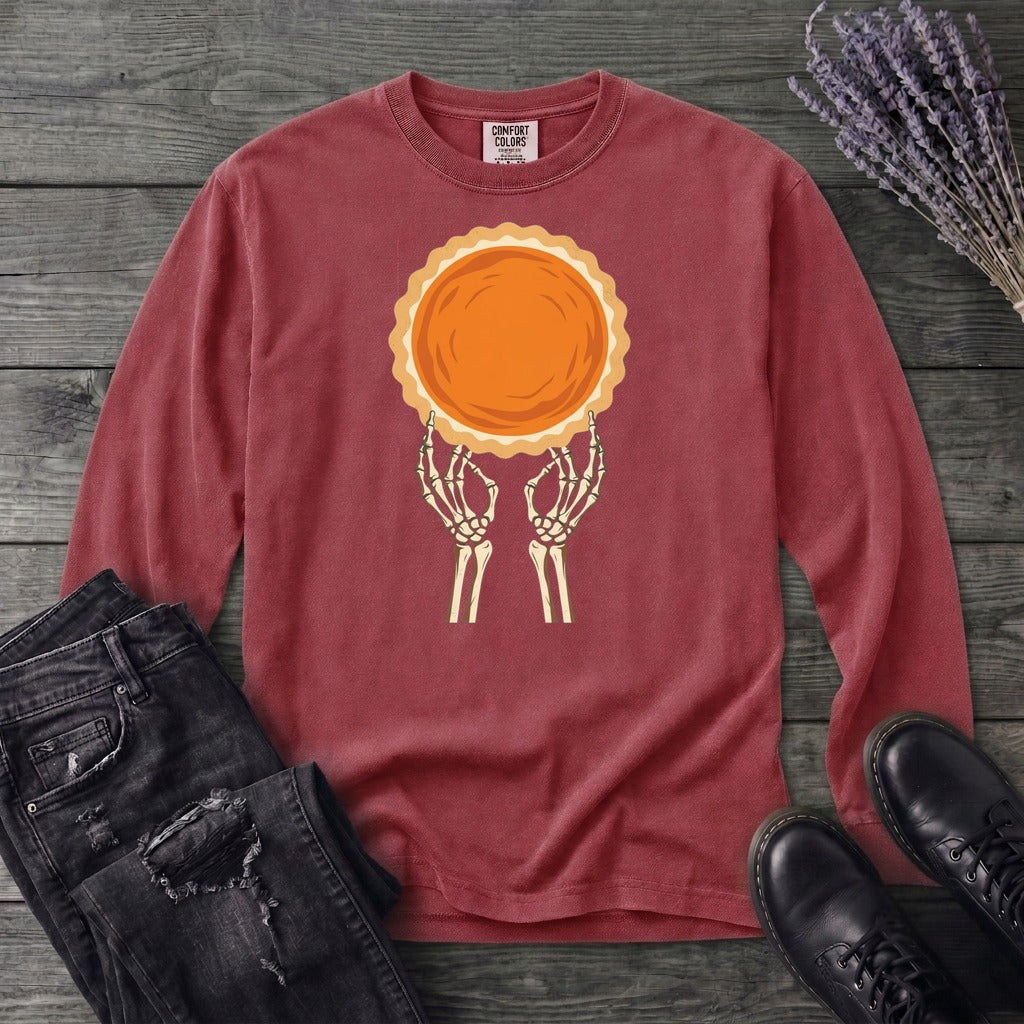 Skeleton Pie Long Sleeve T-Shirt