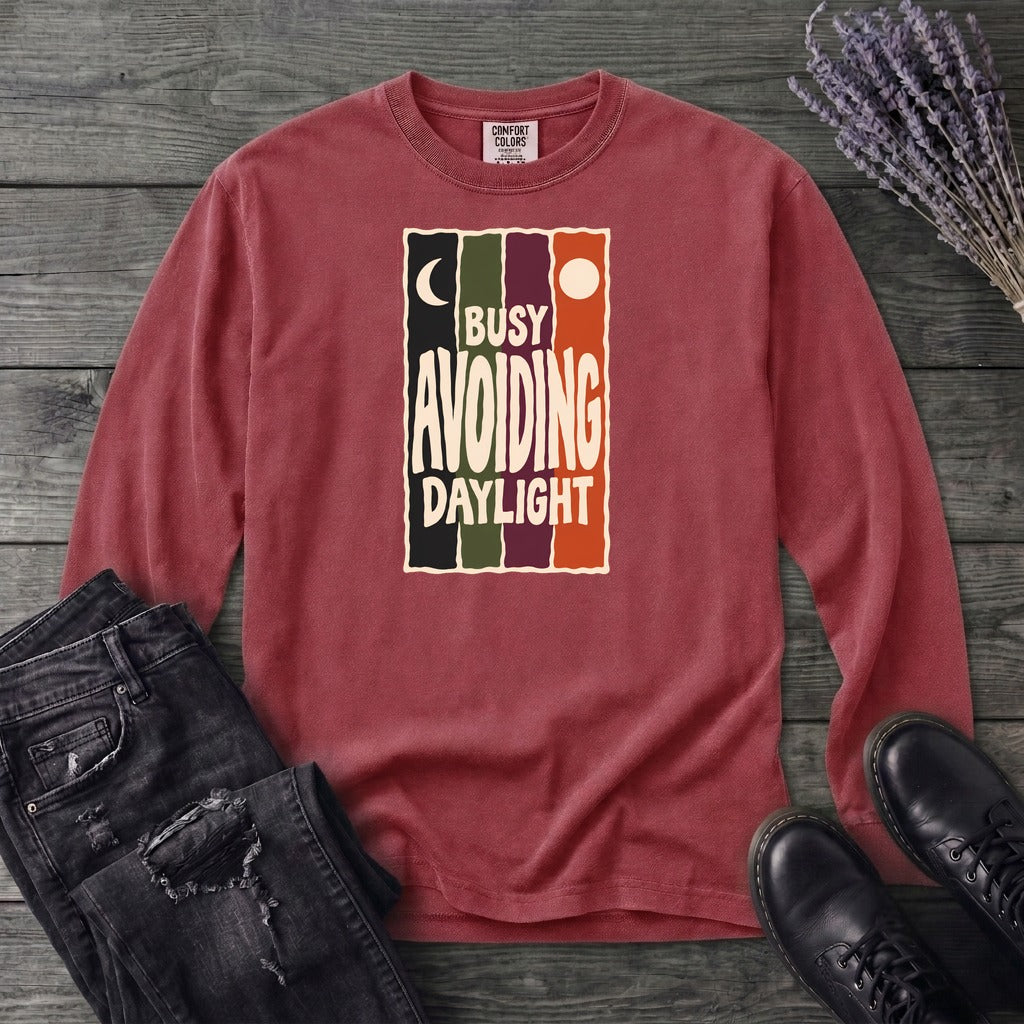 Avoiding Daylight Long Sleeve T-Shirt