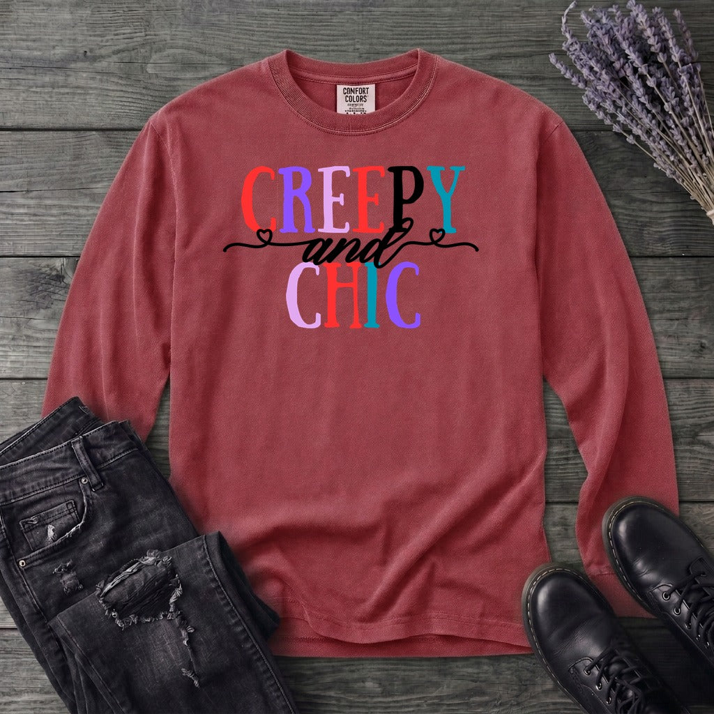 Creepy And Chic Long Sleeve T-Shirt