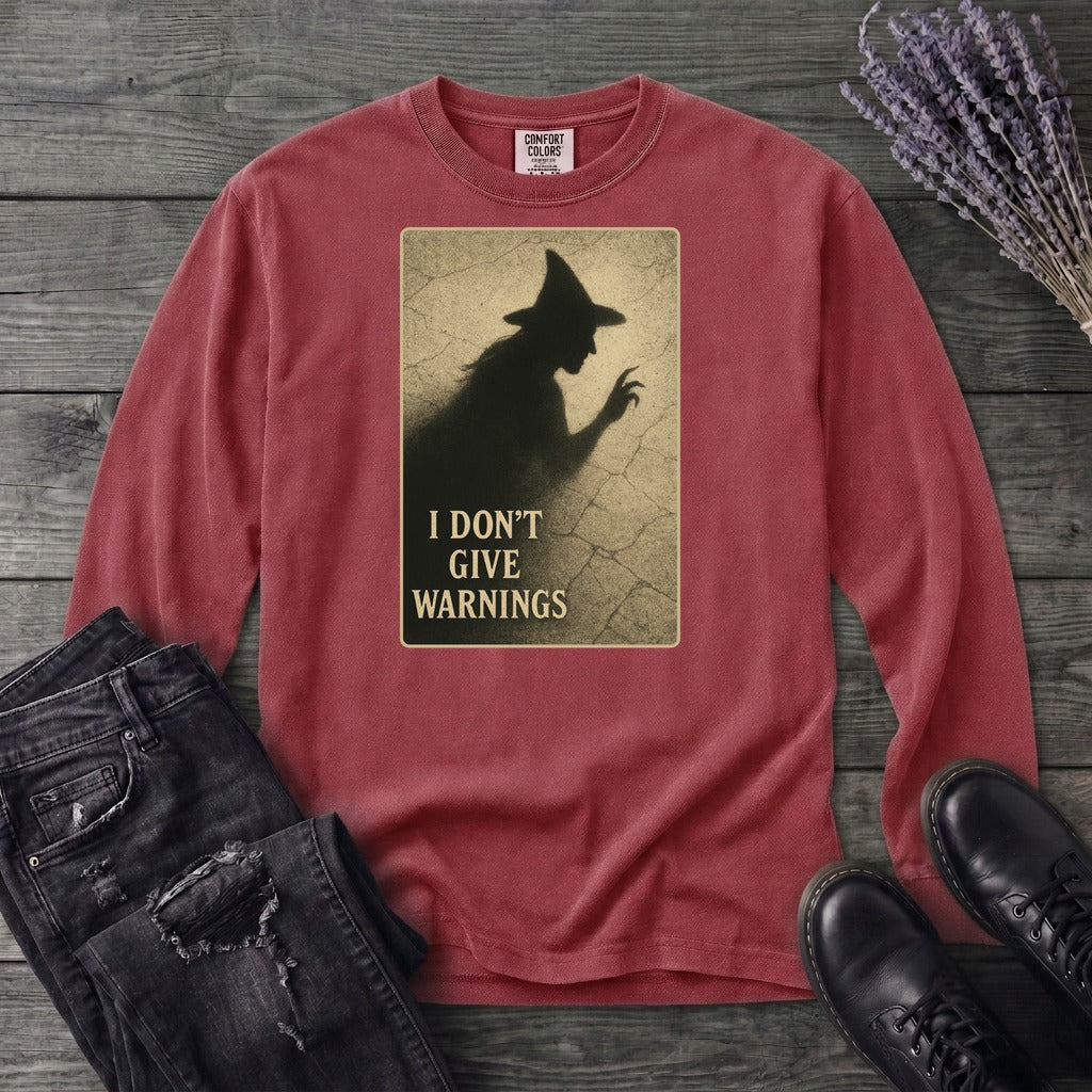 No Warnings Long Sleeve T-Shirt