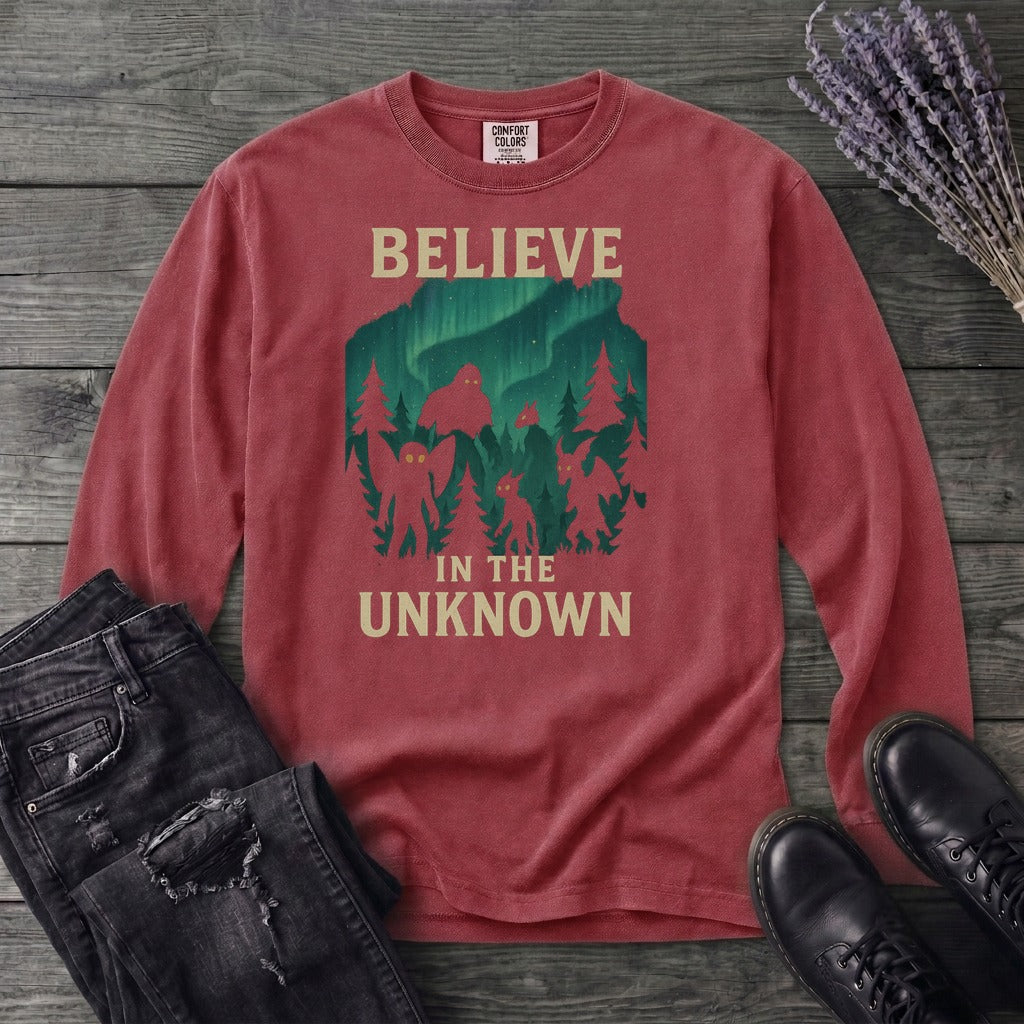 Believe In The Unknown Long Sleeve T-Shirt