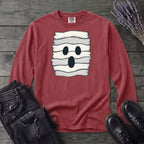 Fabric Strip Ghost Long Sleeve T-Shirt