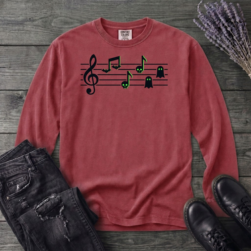 Spooky Music Long Sleeve T-Shirt