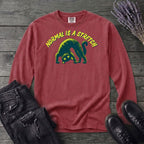 Normal Is A Stretch Long Sleeve T-Shirt